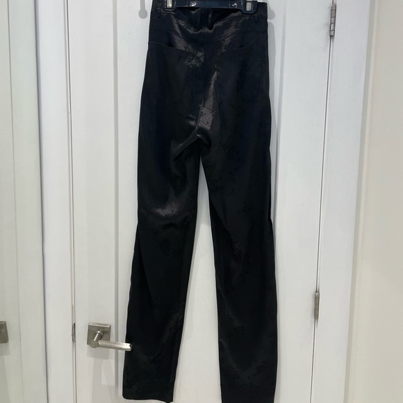 PRINCESS POLLY - Black Satin Pants - Picture 3 of 3